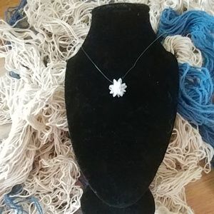 Clearline snowflake choker